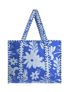 BLE Shopper bag w kolorze niebieskim - 45 x 37 x 20 cm rozmiar: onesize. Niebieskie shopper bag BLE, bez wzorów, z materiału, na ramię, bez dodatków. Za 56,45 zł.