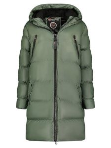 Geographical Norway Parka "Adrianna" w kolorze zielonym rozmiar: L. Zielone płaszcze Geographical Norway, l, bez wzorów, bez kaptura. Za 281,10 zł.