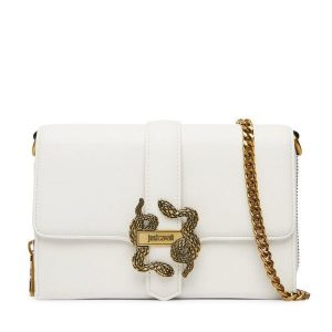 Torebka Just Cavalli. Białe torebki wieczorowe Just Cavalli, bez wzorów, bez dodatków. Za 660,99 zł.