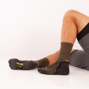 Skarpety turystyczne dla dorosłych Xtreme Wełna Merino 2-pak. Czarne skarpetki XTREME, bez wzorów, z wełny. Za 108,99 zł.