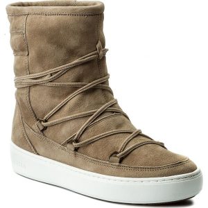 Śniegowce MOON BOOT - Pulse Mid 24101700003 Beige. Brązowe buty zimowe marki Moon Boot, z materiału. W wyprzedaży za 529,00 zł.