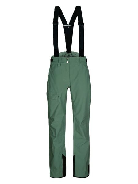 Halti Spodnie narciarskie "Settler DX" w kolorze zielonym rozmiar: 36. Zielone kurtki sportowe HALTI, m, bez wzorów, bez kaptura, narciarskie. Za 545,19 zł.