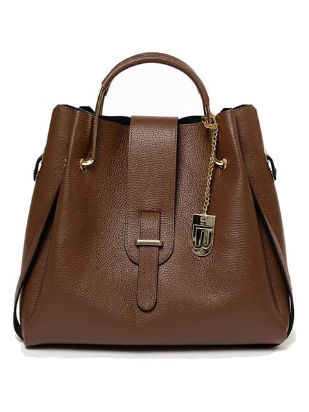 Lucca Baldi Skórzana torebka "Vinci" w kolorze brązowym - 33 x 28 x 13 cm rozmiar: onesize. Brązowe torebki klasyczne Lucca Baldi, bez wzorów, z materiału, przez ramię, bez dodatków. Za 304,99 zł.