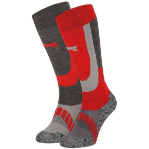 Skarpety narciarskie Xtreme, 2 par, Multi Czerwony. Czerwone skarpetki XTREME SOCKSWEAR, bez wzorów. Za 151,99 zł.
