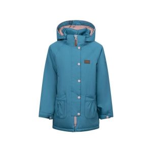 Trespass Roselettie - Damska kurtka przeciwdeszczowa w kolorze jasnoturkusowym. Zielone kurtki sportowe Trespass, na zimę, bez wzorów, bez kaptura, narciarskie. Za 226,85 zł.