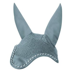 Elegancka krótka czapka dla konia Waldhausen. Niebieskie czapki WALDHAUSEN, bez wzorów, z materiału, eleganckie. Za 146,50 zł.