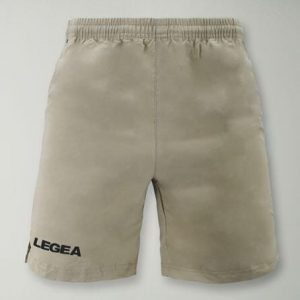 Bermudy do Biegania Olimpia Special Beżowe. Brązowe szorty LEGEA, bez wzorów. Za 64,00 zł.