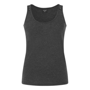 Damski tank top Protest Impulses. Czarne topy Protest, bez wzorów, bez kołnierzyka, bez ramiączek. Za 173,00 zł.