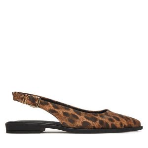 Baleriny Tamaris. Brązowe balerinki Tamaris, bez wzorów, bez obcasa, bez zapięcia. Za 369,99 zł.