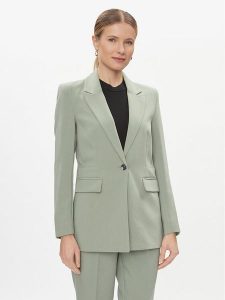 ONLY Marynarka Raven 15311048 Zielony Regular Fit. Zielone marynarki i żakiety ONLY, bez wzorów, z syntetyku. Za 129,99 zł.