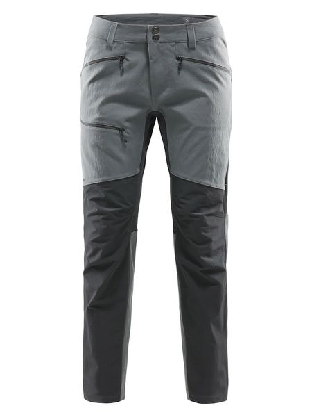 Haglöfs Spodnie funkcyjne "Rugged Flex" w kolorze szaro-czarnym rozmiar: 36. Szare spodnie dresowe Haglöfs, bez wzorów. Za 287,84 zł.