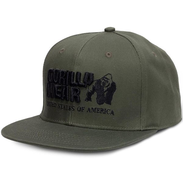 Dothan Czapka - zielony. Zielone czapki GORILLA WEAR, bez wzorów, z bawełny. Za 133,70 zł.