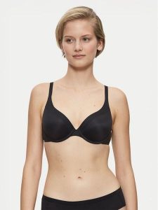 Triumph Biustonosz push-up Body Make-Up Soft Touch 10205991 Czarny. Czarne biustonosze Triumph, bez wzorów, z syntetyku. Za 109,99 zł.