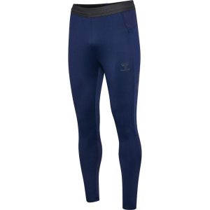 Legginsy Hummel Pro. Niebieskie legginsy Hummel, bez wzorów. Za 223,50 zł.