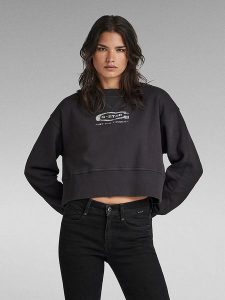G-Star Bluza w kolorze czarnym rozmiar: M. Czarne bluzy G-Star, m, bez wzorów, bez kaptura. Za 127,35 zł.