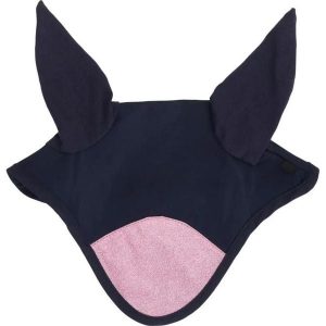 Krótka czapka dla konia HorseGuard Glitter. Niebieskie czapki HORSE GUARD, bez wzorów, z nylonu. Za 121,50 zł.
