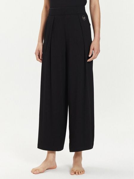 Emporio Armani Underwear Spodnie piżamowe 164850 4R224 00020 Czarny Relaxed Fit. Czarne piżamy Emporio Armani Underwear, bez wzorów, z wiskozy, bez ramiączek. Za 219,99 zł.