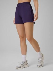 4F Szorty sportowe w kolorze fioletowym rozmiar: M. Różowe spodenki sportowe 4f, m, bez wzorów, z materiału, outdoorowe. Za 85,95 zł.