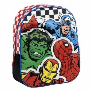 Plecak szkolny 3D The Avengers 67 % Poliester. Czarne plecaki marvel. Za 89,70 zł.