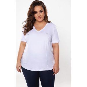 Koszulka fitness damska Rough Radical Ready Plus size. Brązowe bluzki ROUGH RADICAL, plus size, bez wzorów, sportowe, bez kołnierzyka, plus size, bez ramiączek. Za 109,90 zł.