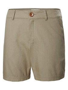 Helly Hansen Szorty funkcyjne "Pier" w kolorze beżowym rozmiar: 32. Brązowe spodenki sportowe Helly Hansen, bez wzorów, z bawełny, z podwyższonym stanem, outdoorowe. Za 139,95 zł.