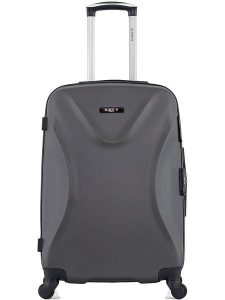 BlueStar Walizka "Garibaldi" w kolorze antracytowym - 41 x 65 x 26 cm rozmiar: onesize. Czarne walizki BlueStar, bez wzorów, z materiału. Za 173,99 zł.