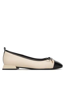 Clarks Półbuty Ubree15 Poppy 26186333 Écru. Półbuty Clarks, bez wzorów, ze skóry, bez obcasa, na płaskiej podeszwie, bez zapięcia. Za 469,99 zł.