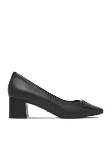 MEXX Czółenka EO-R26SS15331-01 Czarny. Czarne czółenka Mexx, bez wzorów, ze skóry, bez obcasa, bez zapięcia. Za 369,99 zł.