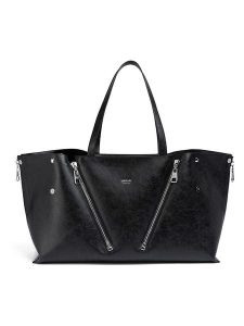 Replay Shopper bag w kolorze czarnym - 50 x 30 x 18 cm rozmiar: onesize. Czarne shopper bag Replay, bez wzorów, z materiału, na ramię, bez dodatków. Za 369,95 zł.