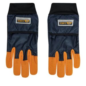 Rękawiczki Elmer. Niebieskie rękawiczki Elmer, bez wzorów, z dzianiny. Za 289,99 zł.