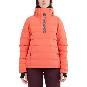 Damska kurtka narciarska Fundango Everett Padded. Czerwone kurtki FUNDANGO, na zimę, s, bez wzorów, bez kaptura, narciarskie. Za 589,90 zł.