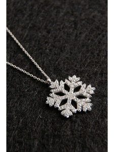 Lodie Silver Srebrny naszyjnik z zawieszką - dł. 43 cm rozmiar: onesize. Szare naszyjniki Lodie Silver, z cyrkonią, srebrne. Za 54,45 zł.