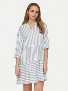 ONLY Sukienka letnia Kaya 15220521 Niebieski Regular Fit. Niebieskie kombinezony ONLY, na lato, xs, bez wzorów, z wiskozy, bez kołnierzyka, bez ramiączek. Za 169,99 zł.