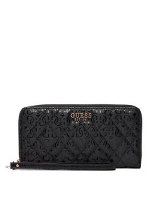 Guess Portfel Isemay SlgSWGG96 28146 Czarny. Czarne portfele Guess, z aplikacjami, ze skóry. Za 299,99 zł.