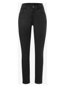 More & More Dżinsy - Skinny fit - w kolorze czarnym rozmiar: 36. Czarne jeansy More & More, z aplikacjami, z bawełny, z podwyższonym stanem. Za 153,71 zł.