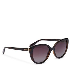 Okulary przeciwsłoneczne Polaroid. Brązowe okulary przeciwsłoneczne Polaroid. Za 229,99 zł.