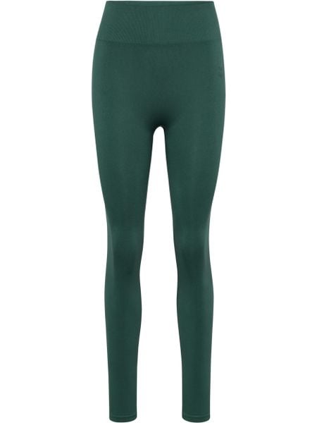 Damskie legginsy Hummel. Zielone legginsy Hummel, bez wzorów, z materiału. Za 181,50 zł.