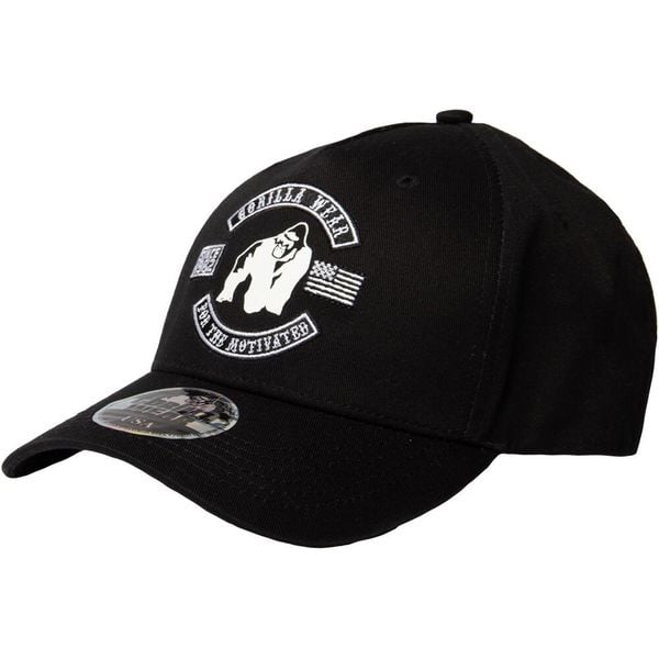 Darlington Czapka - Czarny. Czarne czapki GORILLA WEAR, bez wzorów, z bawełny. Za 133,70 zł.
