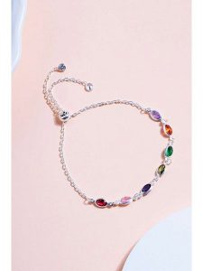 Lodie Silver Srebrna bransoletka z elementami ozdobnymi rozmiar: onesize. Szare bransoletki Lodie Silver, srebrne. Za 100,99 zł.