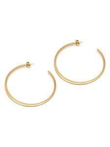 MOODE Kolczyki-kreole "Deborah" rozmiar: onesize. Żółte kolczyki MOODE, ze stali. Za 30,99 zł.