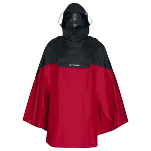 Poncho VAUDE Covero II. Czarne kurtki Vaude, bez wzorów, bez kaptura. Za 284,05 zł.