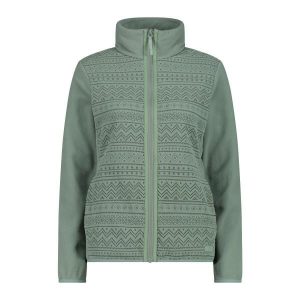 Bluza damska turystyczna CMP 34H0426. Zielone bluzy CMP, l, bez wzorów, bez kaptura. Za 382,50 zł.