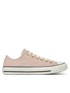 Converse Trampki Chuck Taylor All Star Leather A13816C Różowy. Czerwone trampki Converse, bez wzorów, ze skóry, bez zapięcia. Za 219,99 zł.