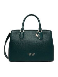 Nine West Torebka C-JL973 Zielony. Zielone torebki klasyczne Nine West, bez wzorów, z materiału, bez dodatków. Za 249,99 zł.