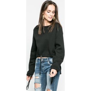 Answear - Bluza Ur Your Only Limit. Czarne bluzy marki ANSWEAR, z bawełny. W wyprzedaży za 29,90 zł.