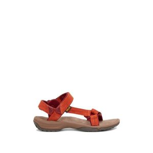 Sandały turystyczne damskie Terra Fi Lite Suede Women. Brązowe buty trekkingowe Teva, ze skóry, bez zapięcia. Za 337,99 zł.