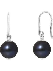 Mitzuko Srebrne kolczyki z perłami rozmiar: onesize. Czarne kolczyki Mitzuko, z perłą, srebrne. Za 217,99 zł.