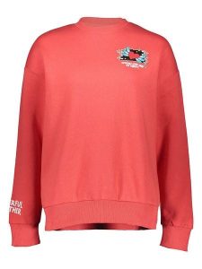 Sublevel Bluza w kolorze czerwonym rozmiar: XS. Czerwone bluzy Sublevel, xs, bez wzorów, bez kaptura. Za 39,40 zł.