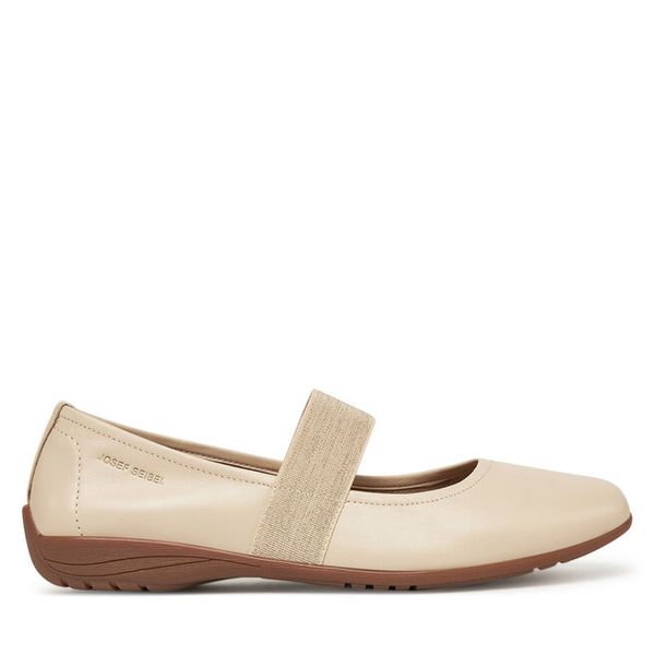 Baleriny Josef Seibel. Brązowe balerinki Josef Seibel, bez wzorów, bez obcasa, bez zapięcia. Za 309,99 zł.