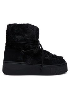 HUGO Śniegowce LyzzPit 50578987 Czarny. Czarne buty zimowe Hugo, z materiału, bez obcasa, bez zapięcia. Za 699,99 zł.